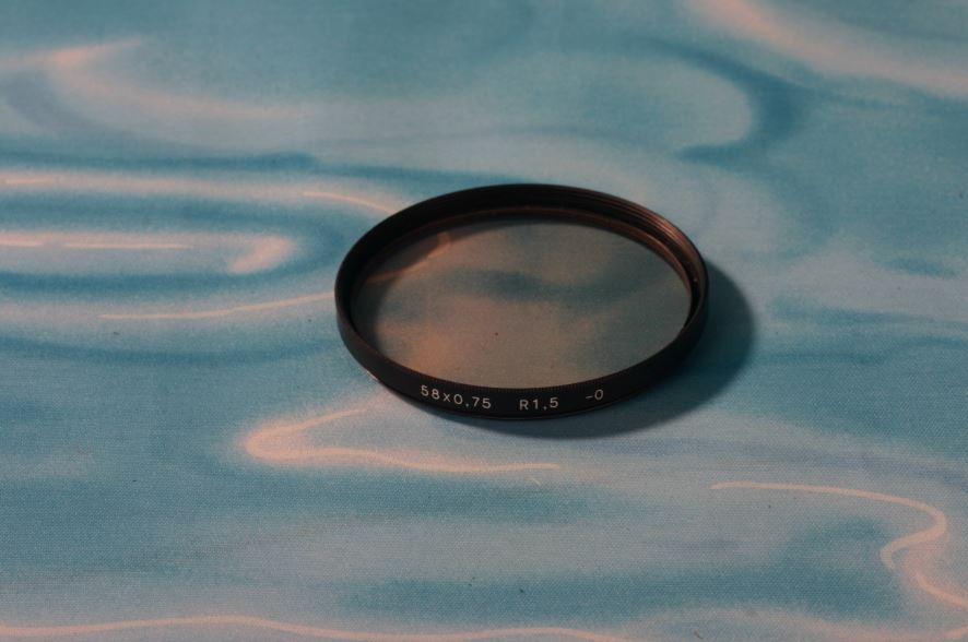 UV Filter E 58 x 075, R 1,5-0