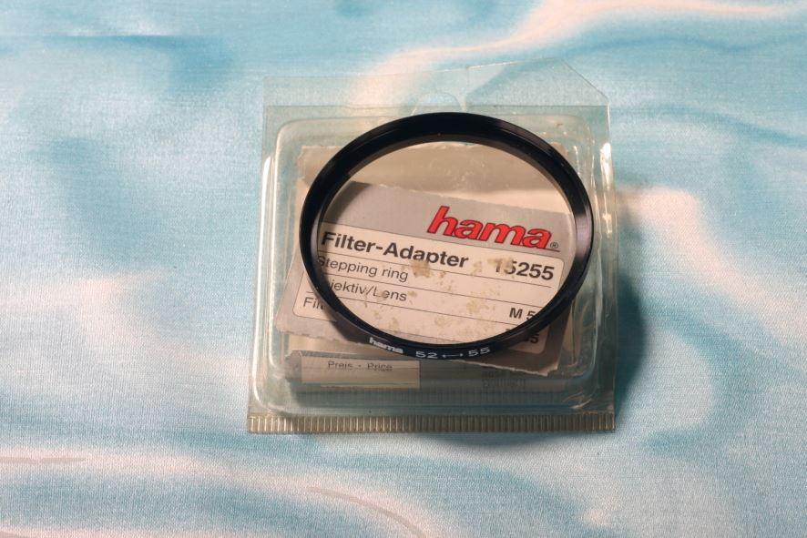 Hama Filteradapter, Objektiv M 52 - Filter M 55