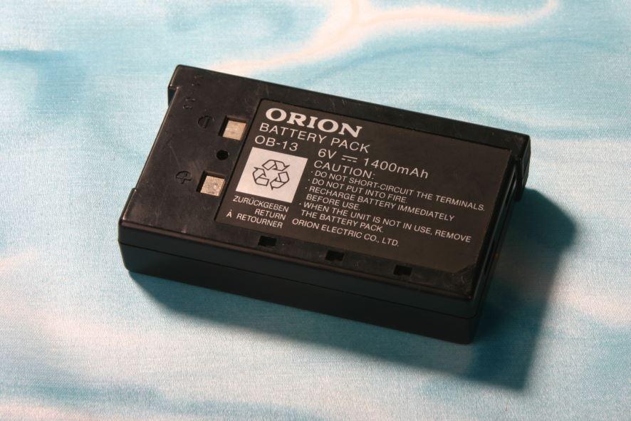 Orion Batterie Pack, OB-13, 6 V 1400 mA 