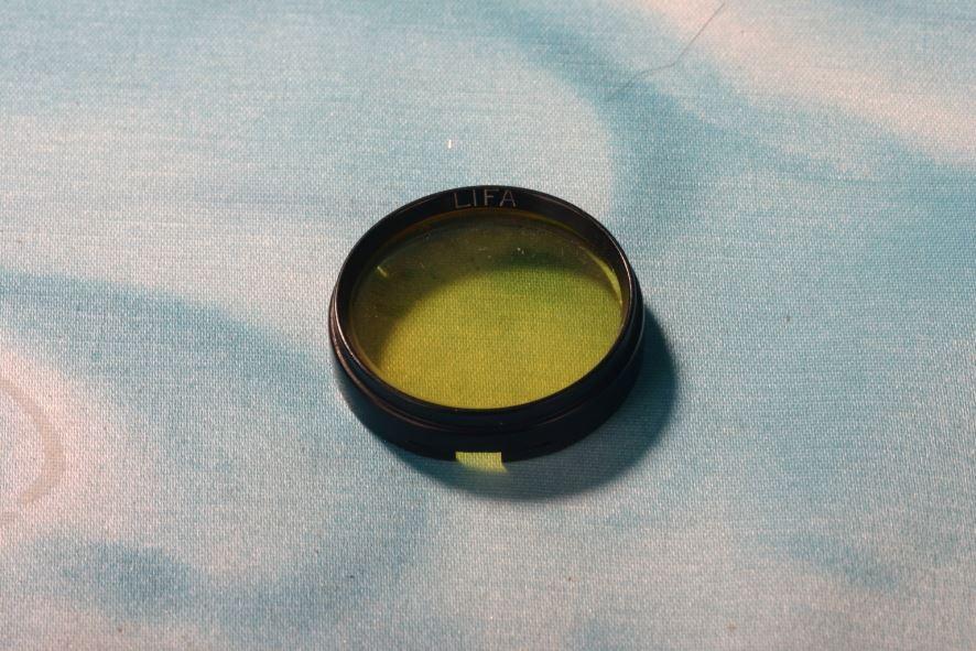 Gelbfilter Lifa, Aufsteckfassung  2/30