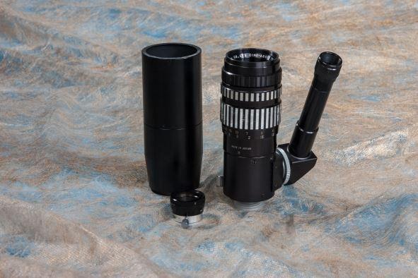 Teleobjeltiv für Arco 1:2,8/75 mm mit Sucher 